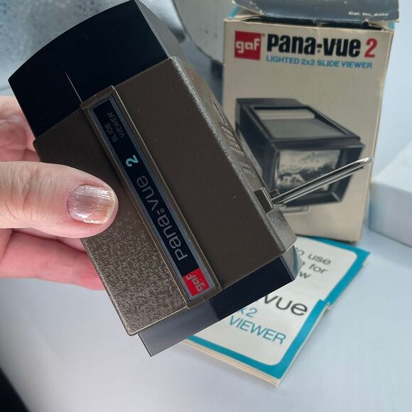 Vintage GAF Pana-Vue 2 lighted 2X2 slide viewer Not tested - Picture 4 of 9